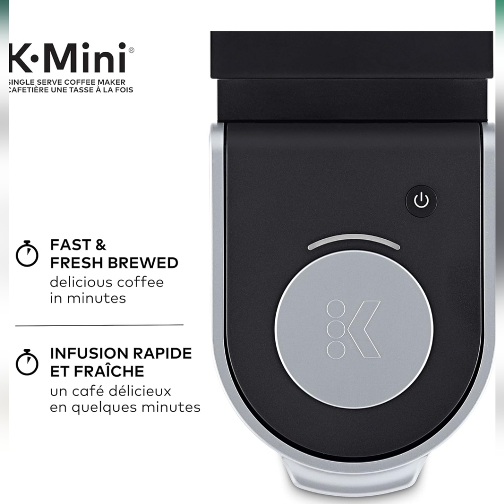 Keurig Matte Black Hot Beverage K-Mini Single Serve Coffee Maker K-Cup - Picture 4 of 16